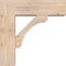 Ekena Millwork Legacy Block Smooth Bracket w/ Offset Brace, Douglas Fir, 7 1/2"W x 24"D x 24"H BKT0806X24X24LEC05SDF - alternate 2
